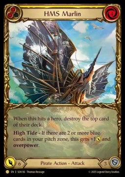 HMS Marlin [SEA136] (High Seas) Cold Foil