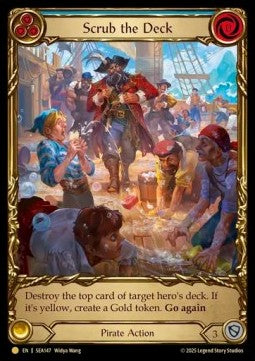Scrub the Deck (Extended Art) [SEA147] (High Seas) Cold Foil