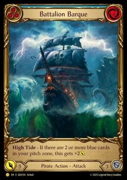 Battalion Barque (Blue) [SEA154] (High Seas) Cold Foil