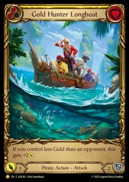 Gold Hunter Longboat [SEA163] (High Seas) Cold Foil