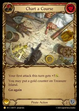 Chart a Course (Red) [SEA173] (High Seas) Cold Foil