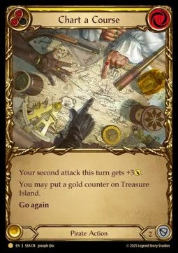 Chart a Course (Yellow) [SEA174] (High Seas) Cold Foil