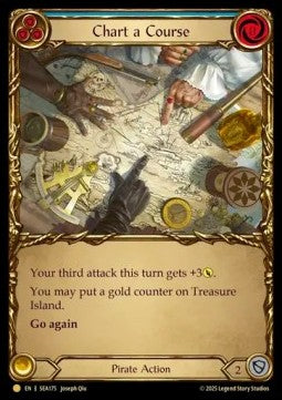 Chart a Course (Blue) [SEA175] (High Seas) Cold Foil