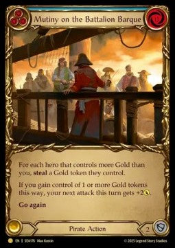 Mutiny on the Battalion Barque [SEA176] (High Seas) Cold Foil