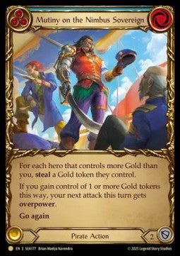 Mutiny on the Nimbus Sovereign [SEA177] (High Seas) Cold Foil
