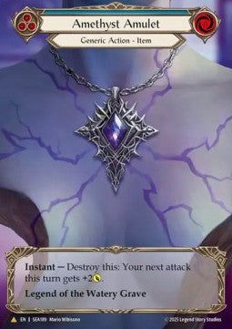 Amethyst Amulet (Marvel) [SEA189] (High Seas) Cold Foil