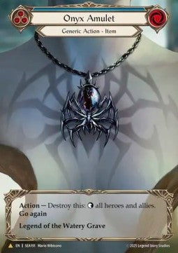 Onyx Amulet (Marvel) [SEA191] (High Seas) Cold Foil