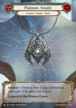 Platinum Amulet (Marvel) [SEA194] (High Seas) Cold Foil