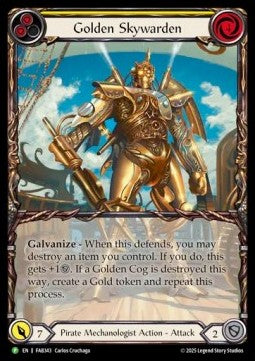 Golden Skywarden (Extended Art) [FAB343] (FAB Promos) Rainbow Foil