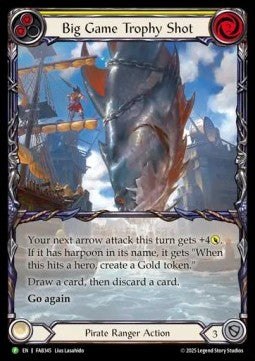 Big Game Trophy Shot (Extended Art) [FAB345] (FAB Promos) Rainbow Foil