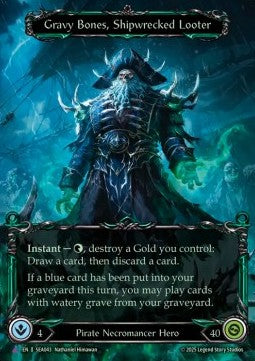 Gravy Bones, Shipwrecked Looter (Marvel) [SEA043] (High Seas) Cold Foil
