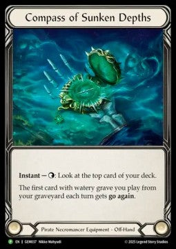 Compass of Sunken Depths [GEM037] (GEM Pack Promos) Cold Foil