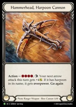 Hammerhead, Harpoon Cannon [GEM038] (GEM Pack Promos) Cold Foil