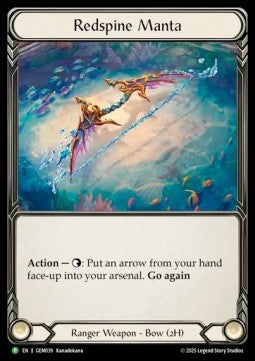 Redspine Manta [GEM039] (GEM Pack Promos) Cold Foil