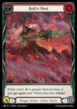 Bolt'n' Shot (Red) (Extended Art) [GEM058] (GEM Pack Promos) Regular