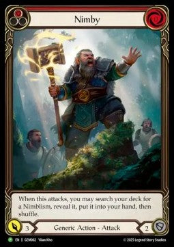 Nimby (Red) (Extended Art) [GEM062] (GEM Pack Promos) Rainbow Foil