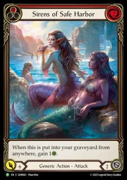 Sirens of Safe Harbor (Red) (Extended Art) [GEM063] (GEM Pack Promos) Rainbow Foil