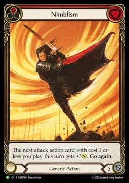 Nimblism (Red) (Extended Art) [GEM065] (GEM Pack Promos) Rainbow Foil