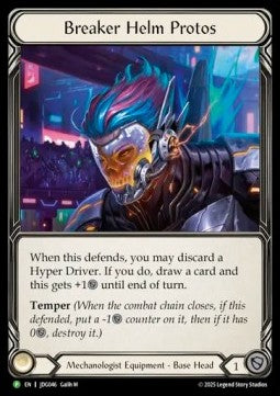 Breaker Helm Protos [JDG046] (Judge Promos) Cold Foil