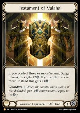 Testament of Valahai [MPG004] (Mastery Pack: Guardian) Rainbow Foil