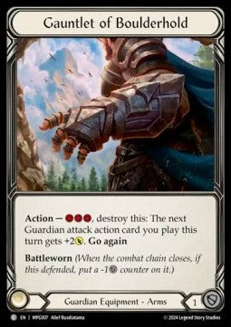 Gauntlet of Boulderhold [MPG007] (Mastery Pack: Guardian) Cold Foil