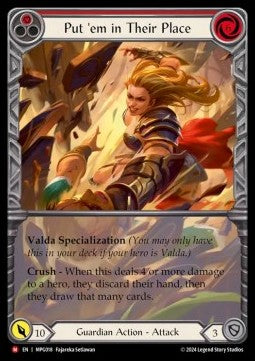 Put 'Em In Their Place (Extended Art) [MPG018] (Mastery Pack: Guardian) Rainbow Foil