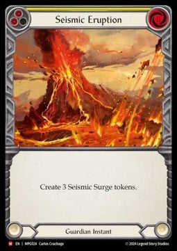 Seismic Eruption [MPG024] (Mastery Pack: Guardian) Rainbow Foil