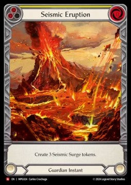 Seismic Eruption (Extended Art) [MPG024] (Mastery Pack: Guardian) Rainbow Foil