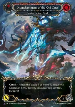 Disenchantment of the Old Ones (Marvel) [MPG027] (Mastery Pack: Guardian) Cold Foil