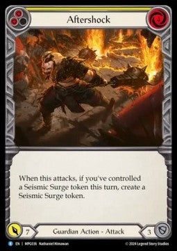 Aftershock (Yellow) [MPG036] (Mastery Pack: Guardian) Rainbow Foil