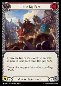 Little Big Foot (Red) [MPG038] (Mastery Pack: Guardian) Rainbow Foil