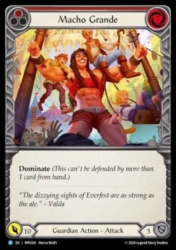 Macho Grande (Red) [MPG041] (Mastery Pack: Guardian) Rainbow Foil
