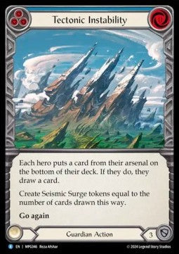 Tectonic Instability [MPG046] (Mastery Pack: Guardian) Regular