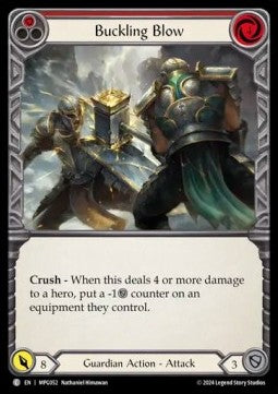 Buckling Blow (Red) [MPG052] (Mastery Pack: Guardian) Regular