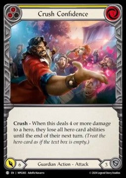 Crush Confidence (Yellow) [MPG065] (Mastery Pack: Guardian) Regular