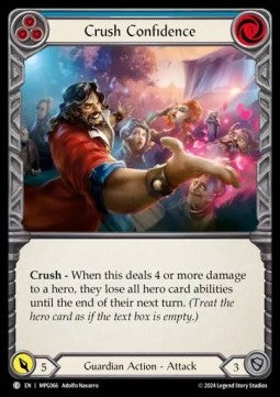 Crush Confidence (Blue) [MPG066] (Mastery Pack: Guardian) Regular