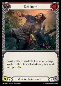 Debilitate (Red) [MPG070] (Mastery Pack: Guardian) Regular