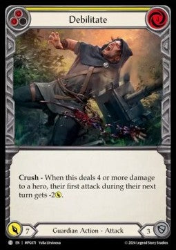Debilitate (Yellow) [MPG071] (Mastery Pack: Guardian) Regular