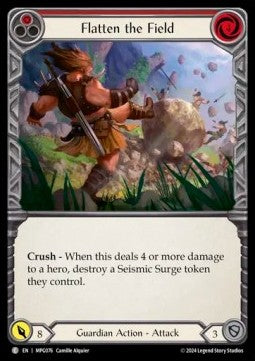 Flatten the Field (Red) [MPG076] (Mastery Pack: Guardian) Rainbow Foil