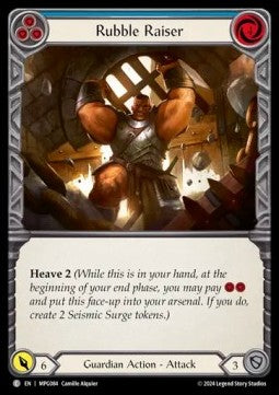 Rubble Raiser (Blue) [MPG084] (Mastery Pack: Guardian) Rainbow Foil