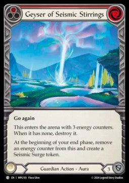 Geyser of Seismic Stirrings (Red) [MPG103] (Mastery Pack: Guardian) Rainbow Foil