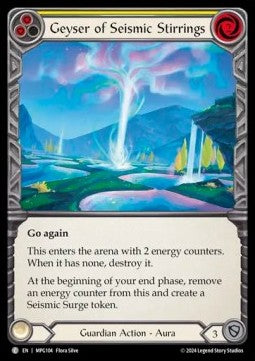 Geyser of Seismic Stirrings (Yellow) [MPG104] (Mastery Pack: Guardian) Regular