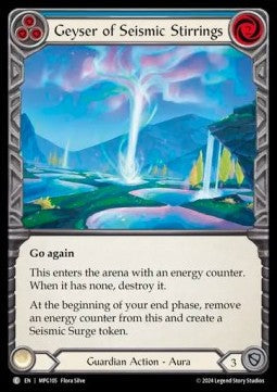 Geyser of Seismic Stirrings (Blue) [MPG105] (Mastery Pack: Guardian) Regular