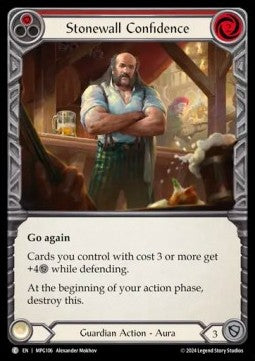Stonewall Confidence (Red) [MPG106] (Mastery Pack: Guardian) Regular