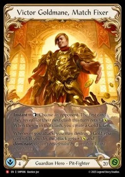 Victor Goldmane, Match Fixer [SMP006] (Smash Palace) Regular