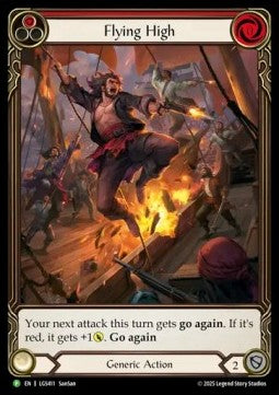 Flying High (Red) (Extended Art) [LGS411] (LGS Promos) Rainbow Foil