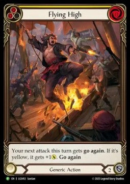 Flying High (Yellow) (Extended Art) [LGS412] (LGS Promos) Rainbow Foil