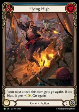 Flying High (Blue) (Extended Art) [LGS413] (LGS Promos) Rainbow Foil