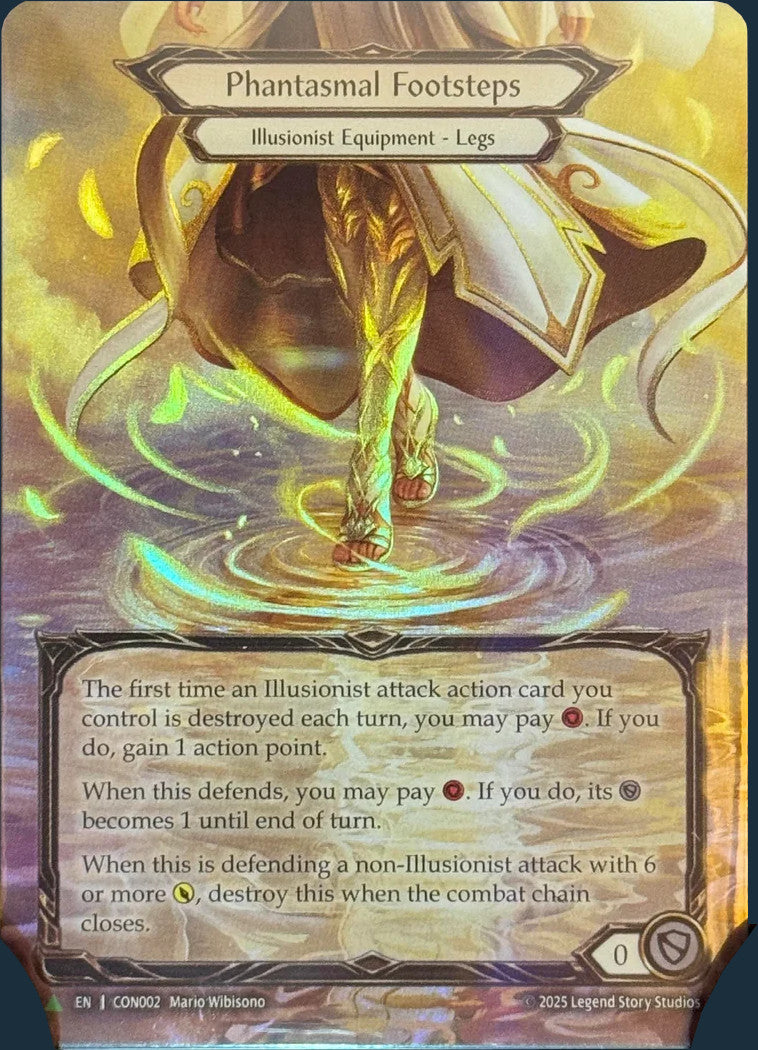 Phantasmal Footsteps [CON002] (Convention Exclusive Promos) Cold Foil