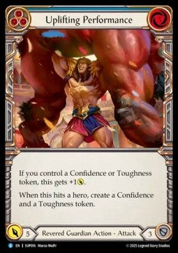 Uplifting Performance [SUP016] (Super Slam) Rainbow Foil